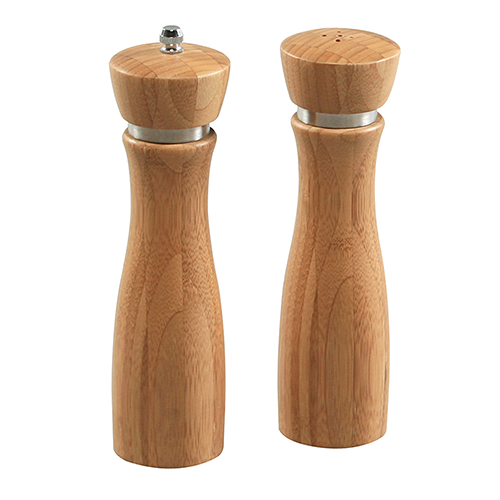 Pipirų malūnėlis, druskinė, rinkinys, bambukas, FSC