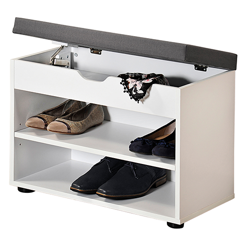 Batų spintelė su sėdynės pagalvėle, FSC