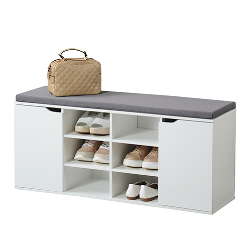 Batų spintelė su sėdynės pagalvėle, FSC