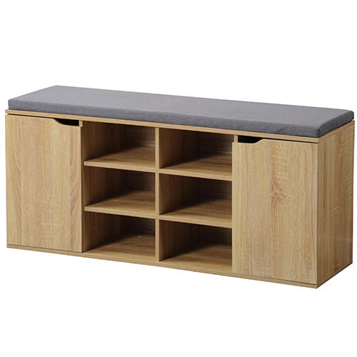 Batų spintelė su sėdynės pagalvėle, FSC