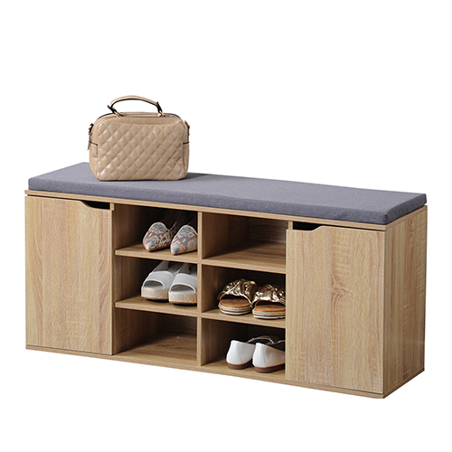 Batų spintelė su sėdynės pagalvėle, FSC