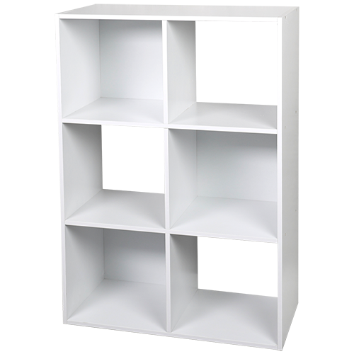 Svetainės lentyna, balta, FSC