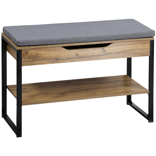 Batų spintelė su sėdynės pagalvėle, FSC