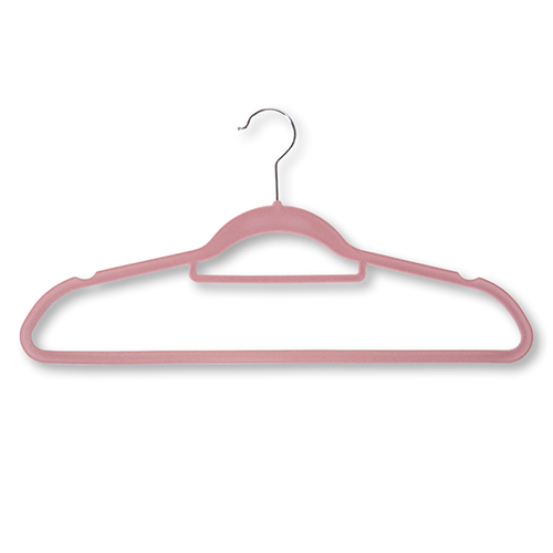 Drabužių pakaba, 6 vnt., rožinės spalvos