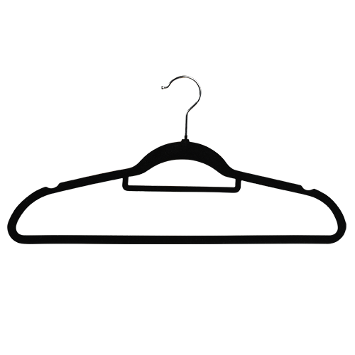 Drabužių pakaba, 25 vnt., juoda