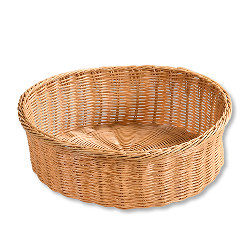 Duonos ir vaisių krepšelis, plastikinis, natūralus