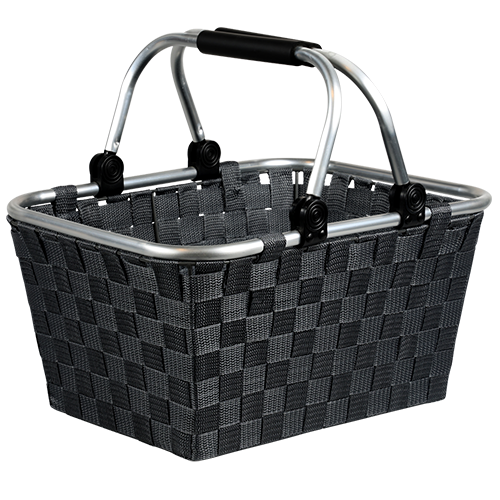 Pirkinių krepšelis, juodas, PP