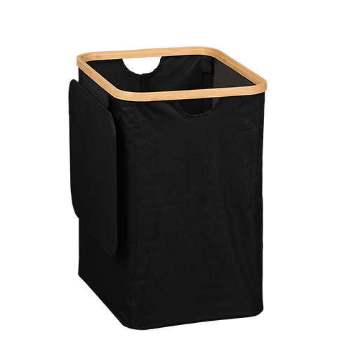 Skalbinių dėžė, bambuko, FSC, juoda