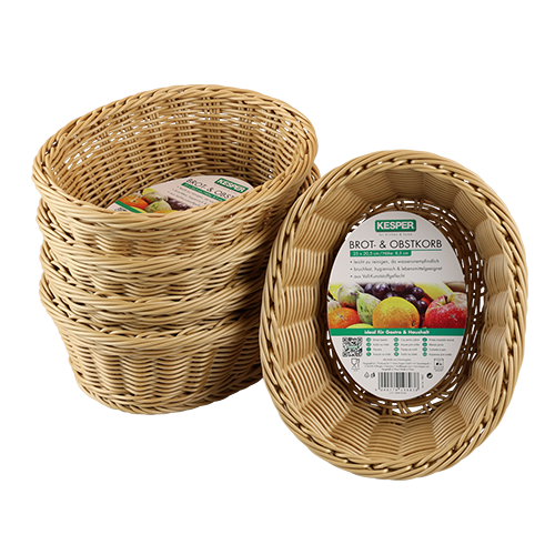 Duonos ir vaisių krepšelis, 5 vnt.