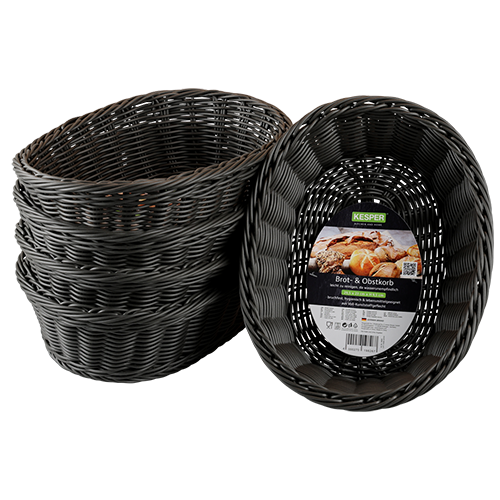 Duonos ir vaisių krepšelis, 5 vnt.