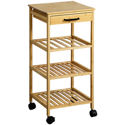 Virtuvės vežimėlis, bambukas, FSC