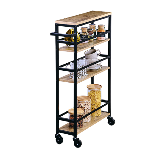 Nišinis vežimėlis, juodas