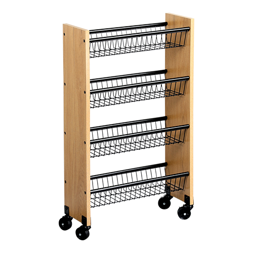 Virtuvės vežimėlis, metalas, MDF