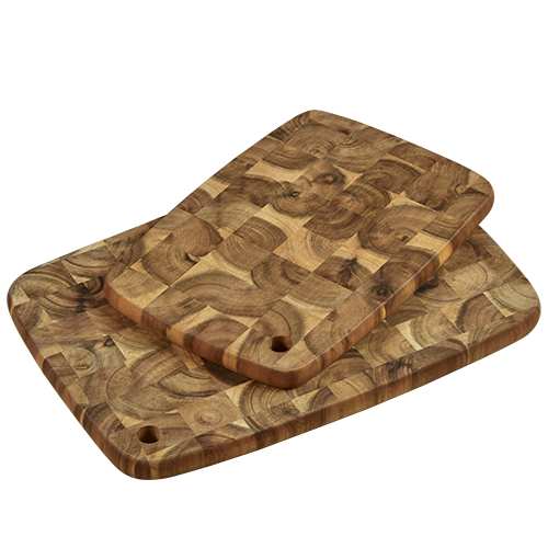 2er Set, Tranchierbrett, Akazie, FSC