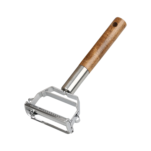 Daržovių skustuvas, nerūdijantis plienas ir akacija