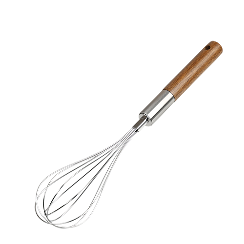 Šluotelė iš nerūdijančio plieno ir akacijos