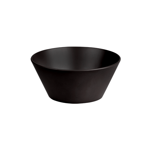 Vaisių ir salotų dubuo, juodas