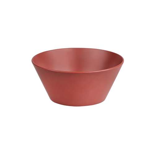 Vaisių ir salotų dubuo, raudonas