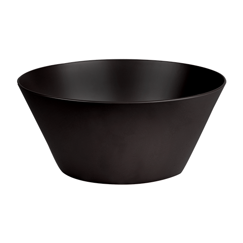 Vaisių ir salotų dubuo, juodas