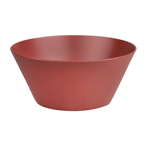 Vaisių ir salotų dubuo, raudonas