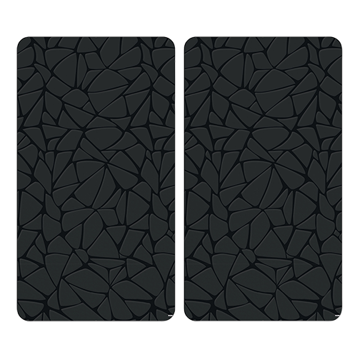 Daugiasluoksnė stiklinė pjaustymo plokštelė, 2 dalys, mozaikinė