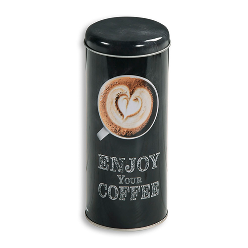 Kavos kapsulių laikymo skardinė