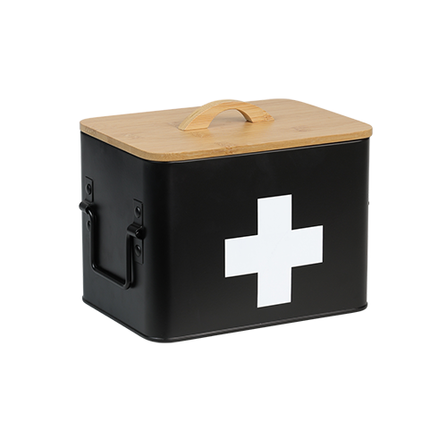 Sandėliavimo dėžė, su bambuko dangčiu, FSC