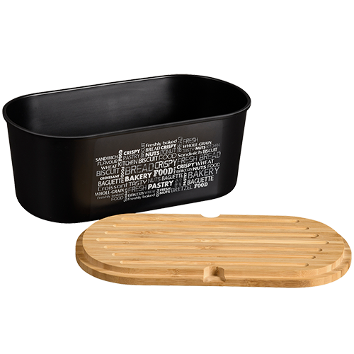 Duonos dėžutė, juoda, FSC