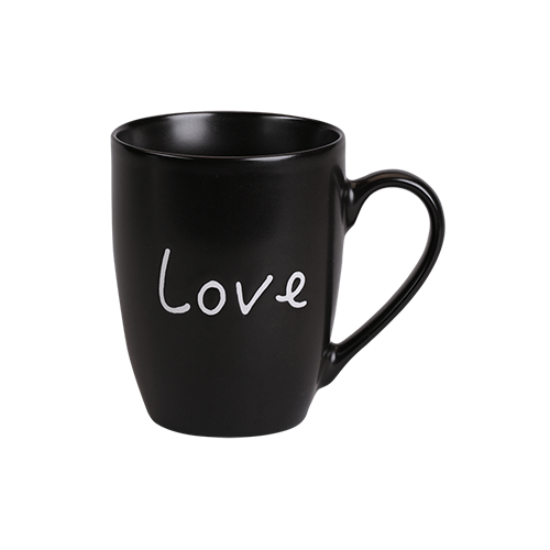 Dekoratyvinis puodelis, Love, juodas