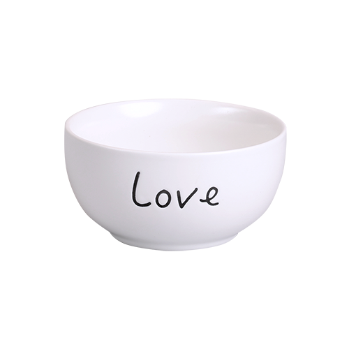 Grūdų dubenėlis, Love, baltas