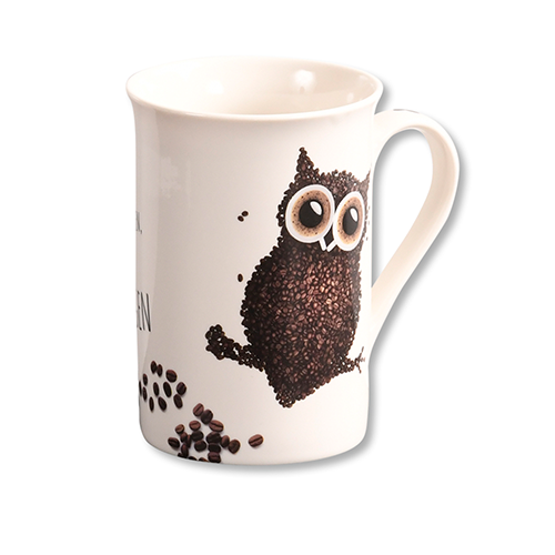 Dekoratyvinis puodelis, porcelianas, kavos pelytė