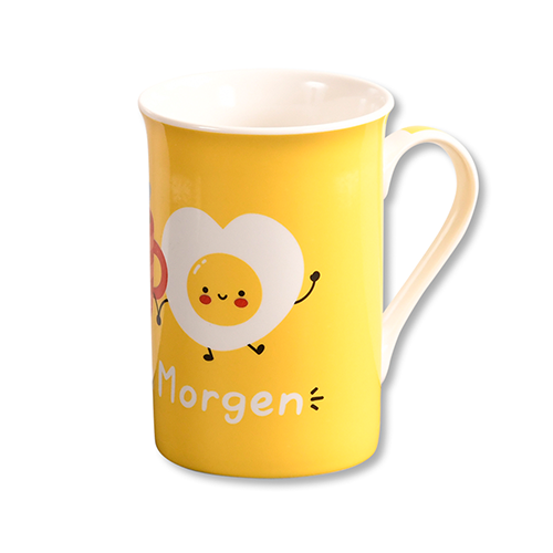 Dekoratyvinis puodelis, porcelianas, Labas rytas