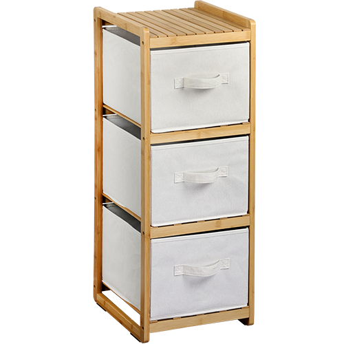 Lentyna su 3 dėžutėmis, bambukas, FSC