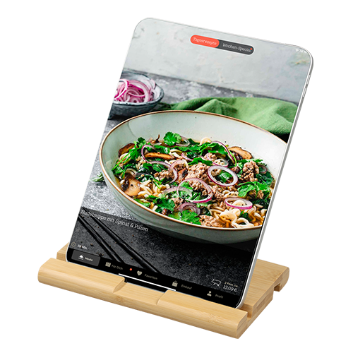 Planšetinio kompiuterio laikiklis, bambukas, FSC