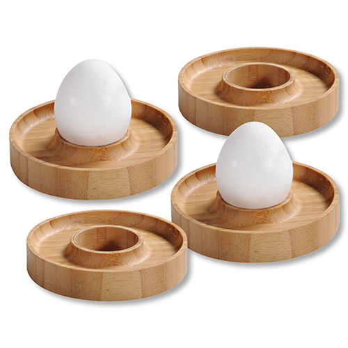 Kiaušinių puodelis - 4 vnt., bambukas, FSC