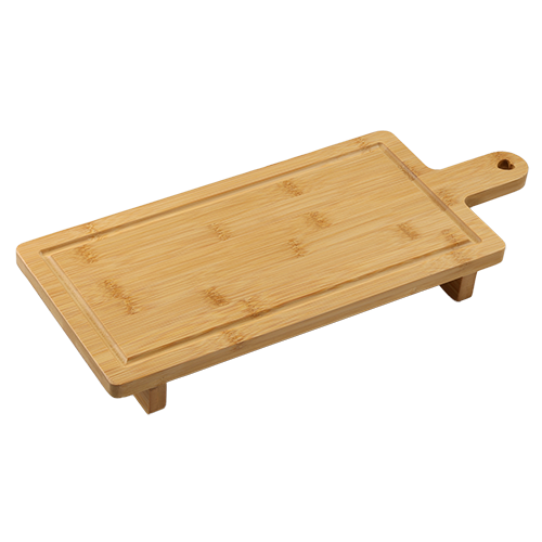 Pjaustymo lenta, bambuko FSC, su 2 kojelėmis