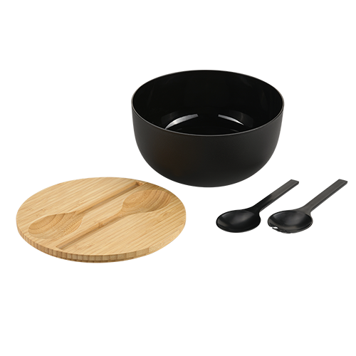 Salotinė, juoda, bambuko, FSC