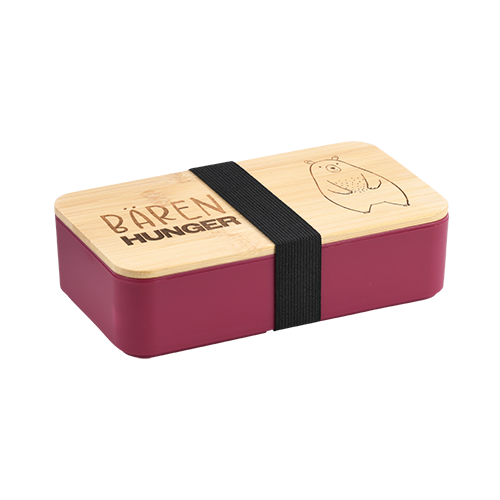 Pietų dėžutė "Bears Hunger", raudona, FSC