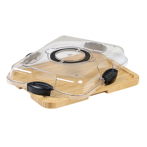 Padėklas serviravimui su dangčiu, bambuko FSC