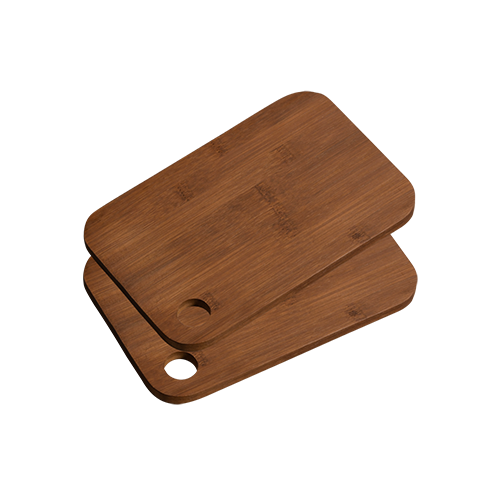 2 pjaustymo lentelės, tamsaus bambuko rinkinys