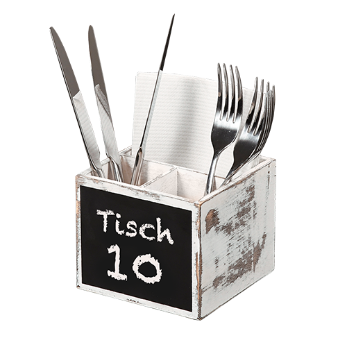 Stalo įrankių dėžutė, vintažinė, balta