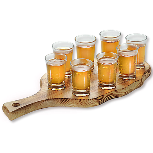 "Schnapps" stiklinių laikiklis, 8 stiklinės, pušis, FSC