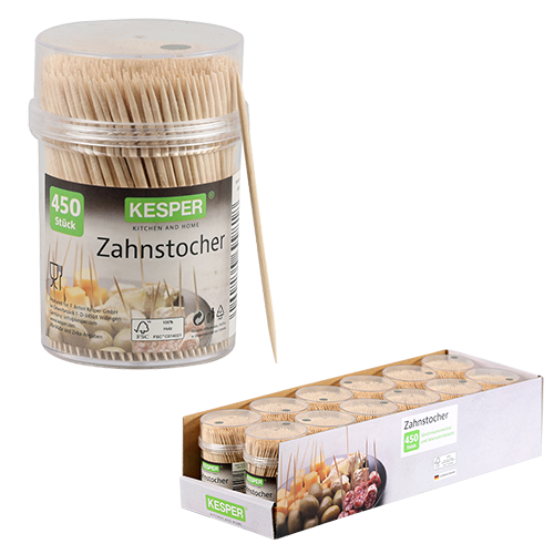 Dantų krapštukai, beržiniai FSC (450 vnt.), ekranas