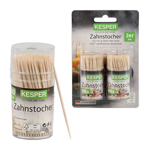 Dantų krapštukai, 2 rinkiniai (180 vnt.), pakabinami