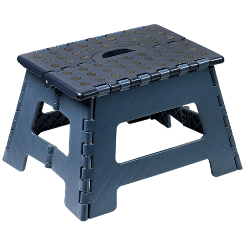 Sulankstomas laiptelis, sulankstomas, tamsiai mėlynos spalvos