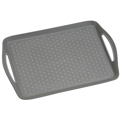 Padėklas serviravimui, "Slip-stop", pilkas