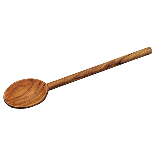 30 cm ilgio valgomasis šaukštas, alyvuogių mediena