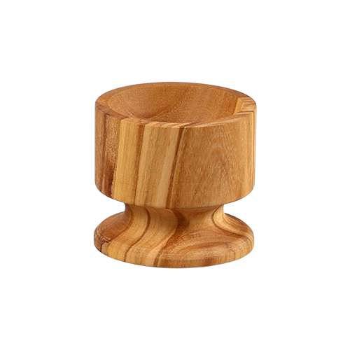 Kiaušinių puodelis, alyvuogių mediena