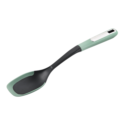 Maisto gaminimo šaukštas, plastikinis, žalias