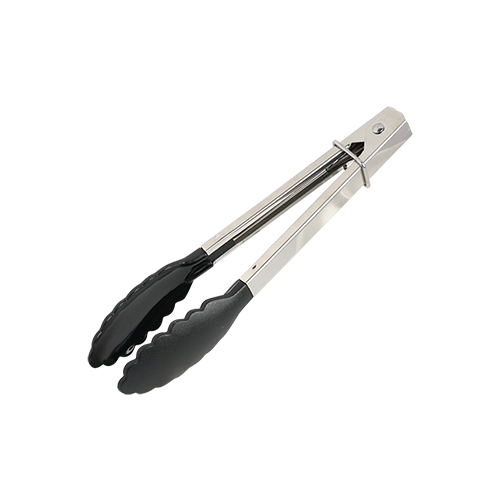 Nerūdijančio plieno ir plastiko žnyplės kepsninėms